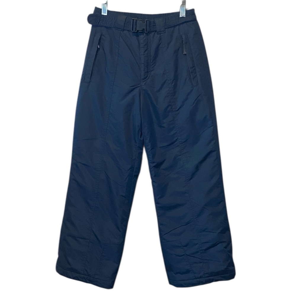 Columbia Snow Pants Kids 7-8 Blue Lined Insulated Winter Ski